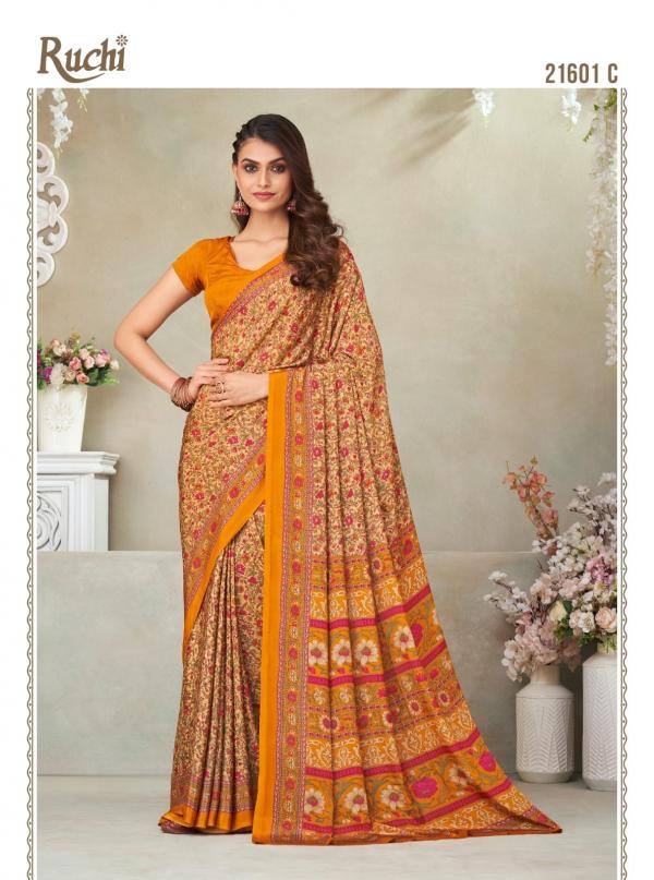 Ruchi Vivanta Silk 17 Casual Beautiful Silk Saree Collection